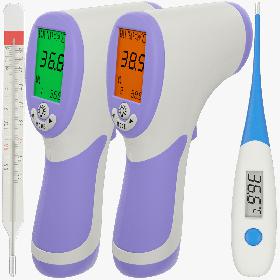 Thermometers Collection Celsius V1 3D